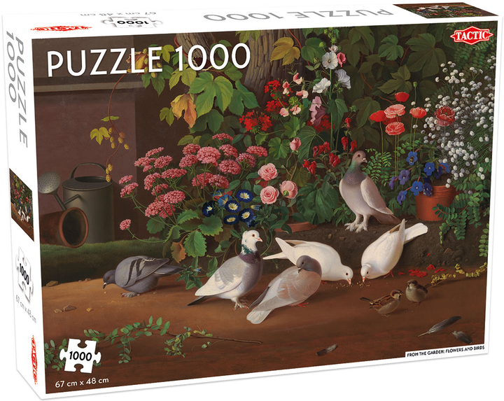 Puzzle Tactic Flowers and Birds 1000 elementów (6416739552460) - obraz 1