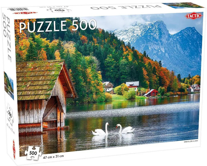 Puzzle Tactic Swans on a Lake 500 elementów (6416739566511) - obraz 1