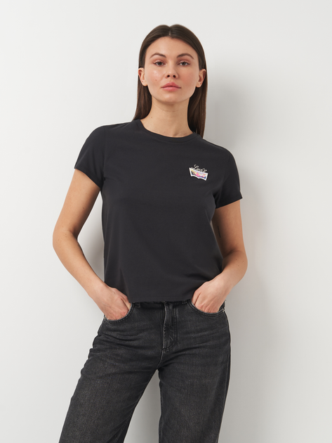 Акція на Футболка жіноча Levi's The Perfect Tee 17369-2447 M Чорна від Rozetka