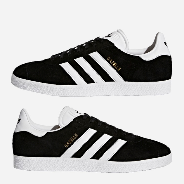 Чоловічі кеди низькі adidas Originals Gazelle BB5476 41.5 (7.5UK) Чорні (4056566345464) - зображення 5
