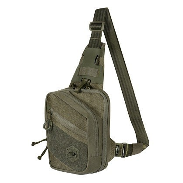 Сумка M-Tac Sling Pistol Bag Elite Hex із липучкою Ranger Green - зображення 1