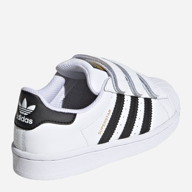 Дитячі кеди для хлопчика adidas Originals Superstar EF4842 24 (7KUK) Білі (4062053378099) - зображення 4