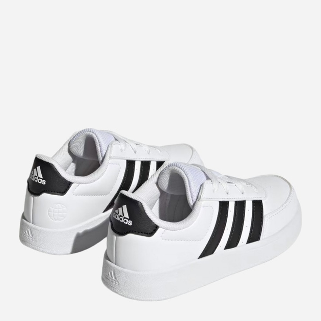Підліткові кеди для хлопчика adidas Breaknet Lifestyle Court Lace HP8956 38.5 (5.5UK) Білі (4066747128595) - зображення 3