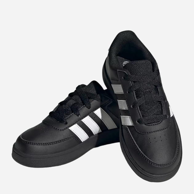 Підліткові кеди для хлопчика Adidas Breaknet Lifestyle Court Lace HP8961 35.5 (3UK) Чорні (4066749445805) - зображення 2