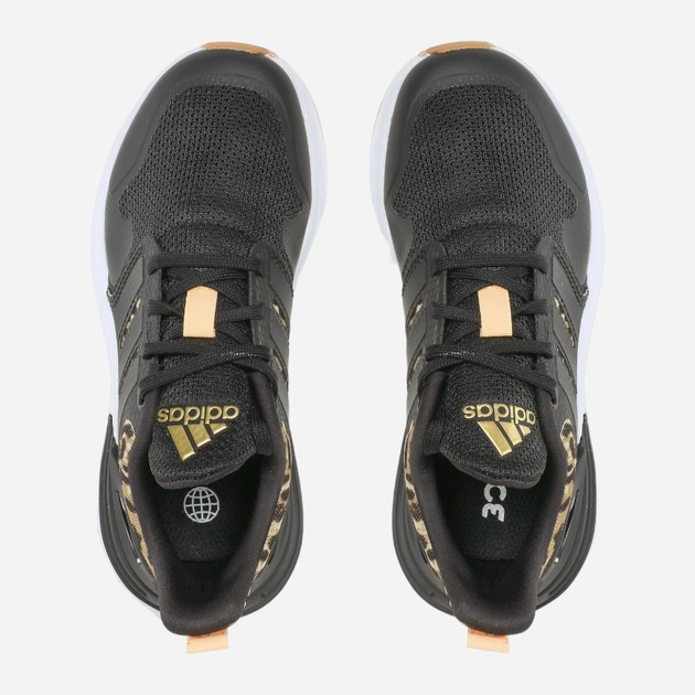 Підліткові кросівки для дівчинки adidas RapidaSport K FZ6346 35 (2.5UK) Чорні (4066749529222) - зображення 4