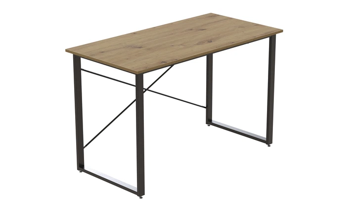 Компьютерный стол Ferrum-decor Дейв 75x140x70 черный ДСП Дуб