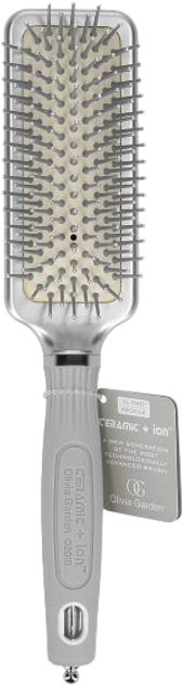 Гребінець для волосся Olivia Garden XL Pro Paddle Ceramic + Ion Small (5414343001672) - зображення 1