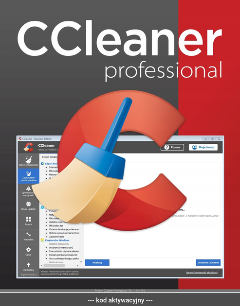 Оптимізація ком'пютера - CCleaner Professional для Windows 1 пристрій, 1 рік - изображение 1
