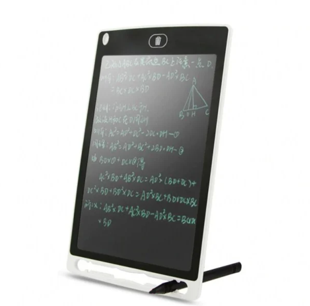 Досточка для рисования в коробке LCD 8.5" Графический планшет для рисования Белый (KG-11487) - изображение 2