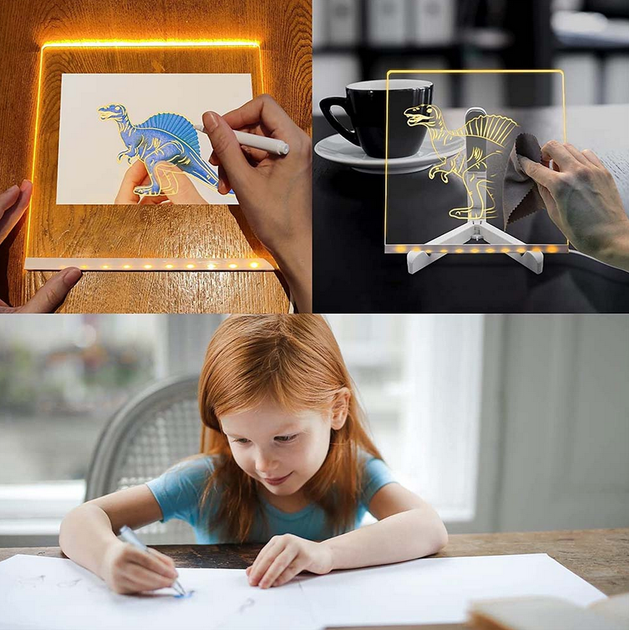 Акриловая доска для заметок и рисования с подсветкой 3D ТИП1 - изображение 5