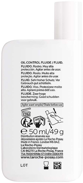 Fluid przeciwsłoneczny La Roche Posay Anthelios Uv-Mune 400 Oil Control Fluide SPF50+ 50 ml (3337875847292) - obraz 2