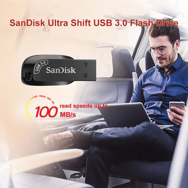 Флешка SanDisk 32 GB USB 3.0 Black – фото, відгуки, характеристики в ...