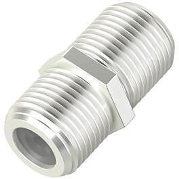 Адаптер Hama Satellite Coax Aerial Coupler Коаксиальний-F F/F Silver (4047443431875) - зображення 1