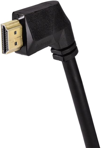 Кабель кутовий Hama HDMI - HDMI M/M 1.5 м Black (4047443392886) - зображення 1