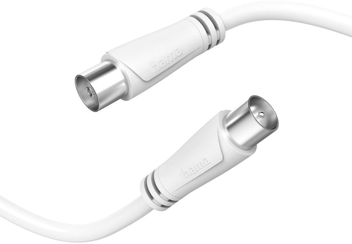 Kabel antenowy Hama Koaksjalny-N - Koaksjalny-N M/F 90DB 1.5 m White (4047443433961) - obraz 2