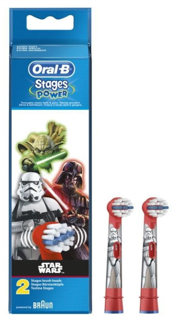 Насадки для електричної зубної щітки Oral-b Braun Stages Power Star Wars (4210201161158) - зображення 1
