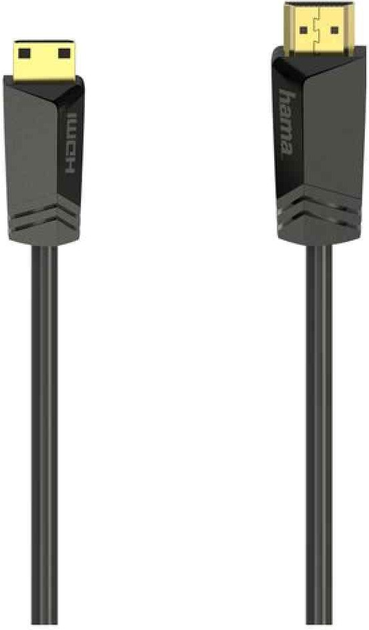 Kabel Hama mini-HDMI - HDMI M/M 1.5 m Black (4047443438614) - obraz 2