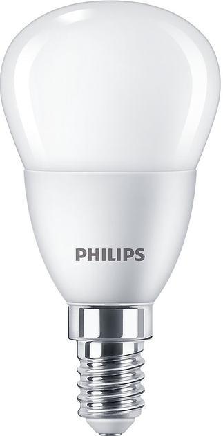 Набір світлодіодних ламп Philips P45 E14 5W 2 шт Warm White (8719514310094) - зображення 1
