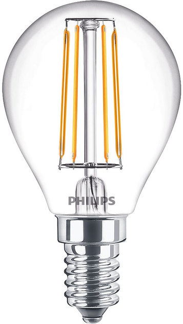 Żarówka LED Philips Classic P45 E14 4.3W Warm White (8718699763152) - obraz 1