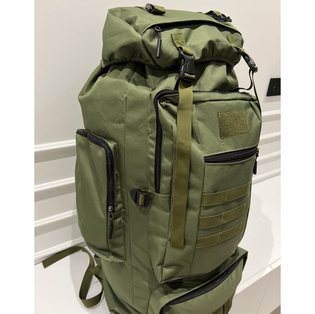 Тактический рюкзак на 70л больший армейский баул, походная сумка / Военный рюкзак, тактический рюкзак ВСУ - изображение 2