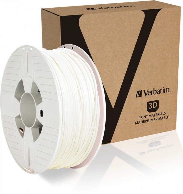 Filament do wkładu Verbatim 2.85 mm 1 kg White (55034) - obraz 3