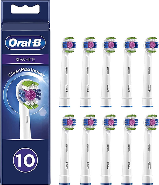 Насадки для електричної зубної щітки Oral-b Braun 3D White Whitening  EB18-10 - зображення 1
