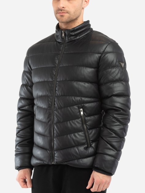 Kurtka puchowa męska elegancka Guess X3OL14WEFT0-G7P1 L Granatowa (7621701453143) - obraz 3