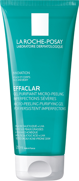 Złuszczający żel do twarzy La Roche Posay Effaclar Micro-Peeling Purifying Gel 200 ml (3337875708265) - obraz 1