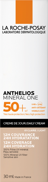 Podkład z ochroną przeciwsłoneczną La Roche-Posay Anthelios Mineral One Light 01 SPF50 30 ml (3337875706667) - obraz 2