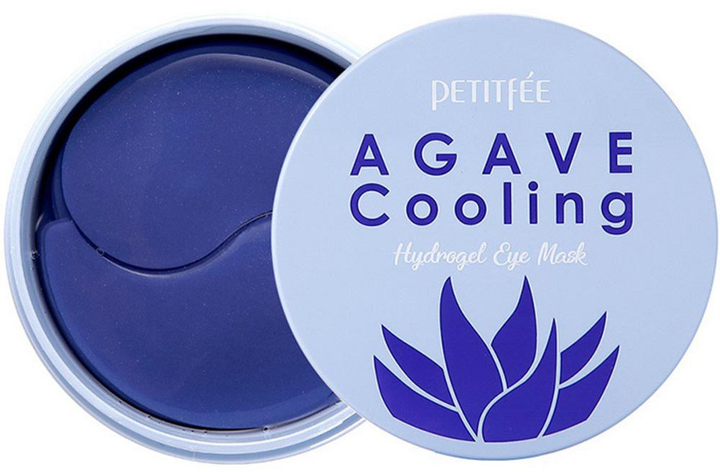 Płatki pod oczy Petitfee Agave Cooling Hydrogel Eye Mask nawilżająco-odświeżające hydrożelowe z ekstraktem z agawy i jagód 60 szt (8809508850429) - obraz 1