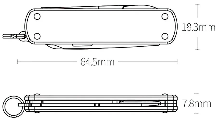 Мультитул Xiaomi NexTool (NE0141/3049388) чорний - Фото 6 Мультитул Xiaomi NexTool (NE0141/3049388) чорний - изображение 6