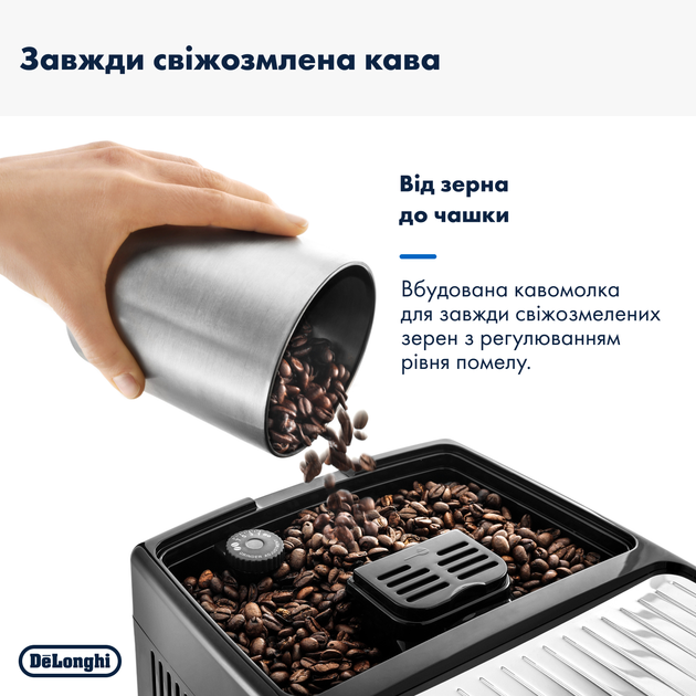 Кофемашина DELONGHI Dinamica ECAM359.55.B - изображение 10