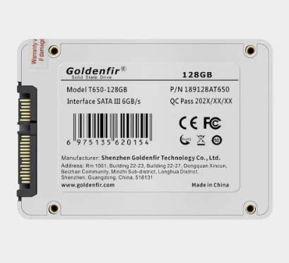 Твердотільний накопичувач Goldenfir T650 SSD 256 ГБ 2.5