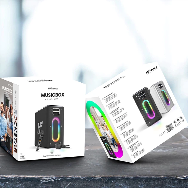 Портативная колонка HiFuture MusicBox 100W RGB Black (musicbox