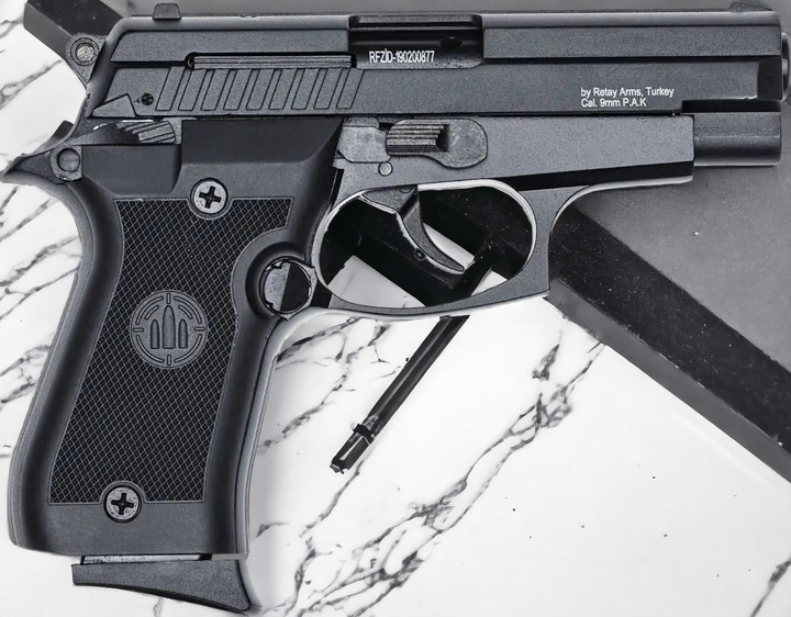 Стартовий шумовий пістолет RETAY F29 Black - зображення 2