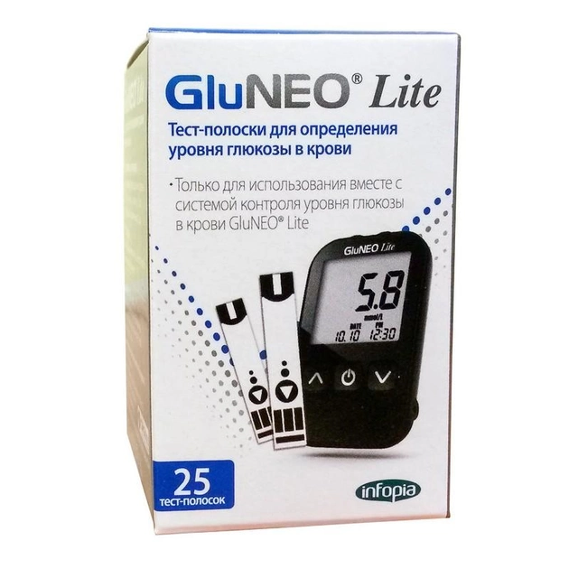 Глюкометр GluNeo Lite Infopia (2561-14929) - изображение 2
