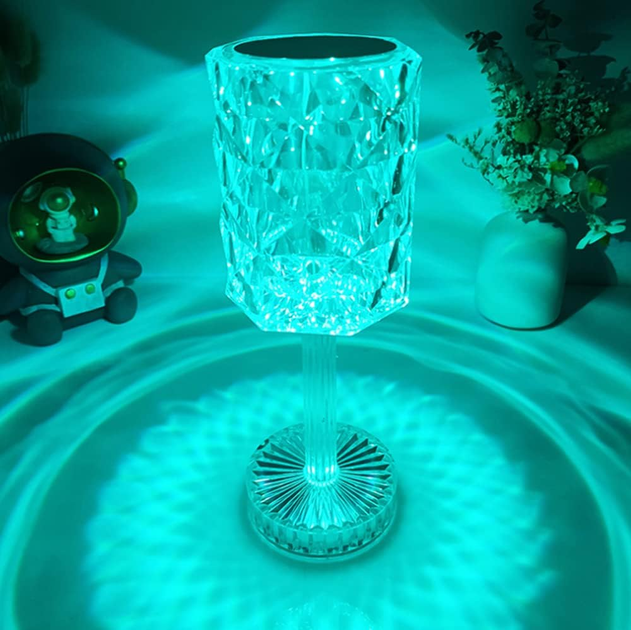 Настільна лампа-нічник VHG K3 з пультом RGB Нічник Rose Diamond Table Lamp - зображення 3