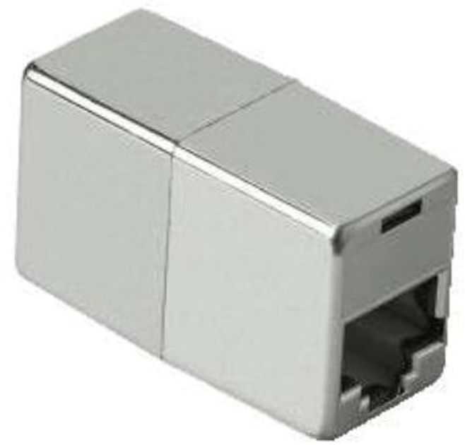 Moduł keystone Hama RJ45 - RJ45 Cat 6 Grey (4047443437303) - obraz 1