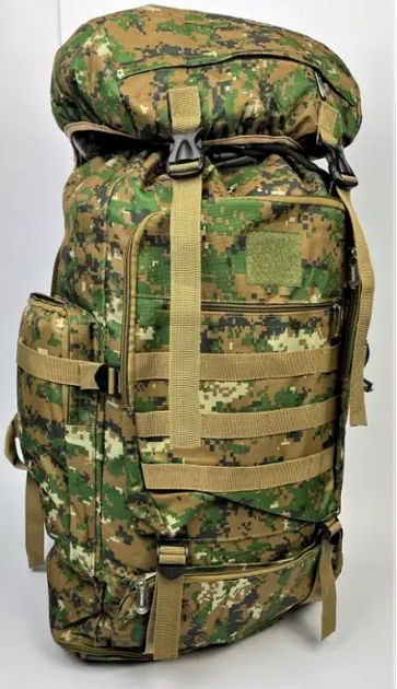 Тактичний рюкзак 100L (зелений піксель) ON-080 - изображение 2