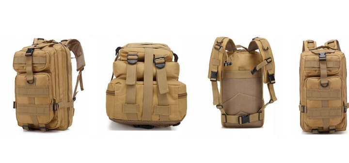 Рюкзак тактичний штурмовий, армійський воєнний рюкзак 35L (койот) ON-018 - зображення 2