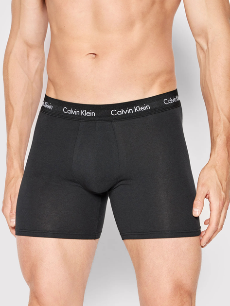 Zestaw majtek bokserek męskich bawełnianych Calvin Klein Underwear 000NB1770A-XWB S 3 szt. Czarny (8719115052782) - obraz 2