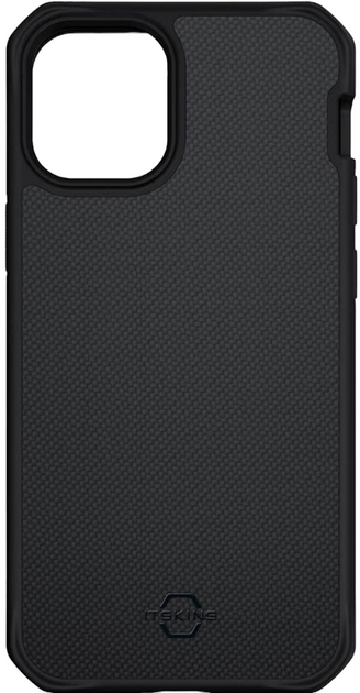 Панель Itskins Hybrid Ballistic для Apple iPhone 12/12 Pro Black (AP3P-HYBFS-BLCK) - зображення 1