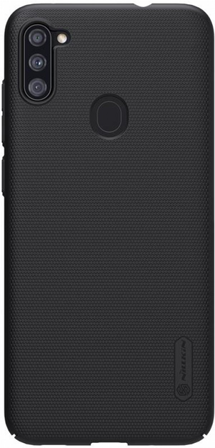 Etui plecki Nillkin Frosted Shield do Samsung Galaxy A11 Black (6902048196933) - obraz 1