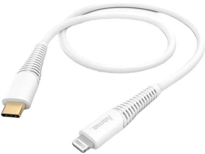Kabel Hama Lightning - USB Type-C 1.5 m White (4047443412614) - obraz 1