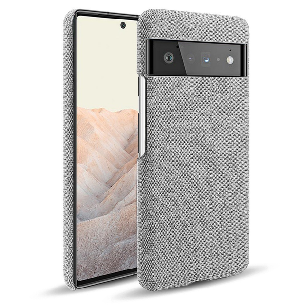 Тканевый чехол для Google Pixel 6 Pro (Светло-серый) – фото, отзывы ...