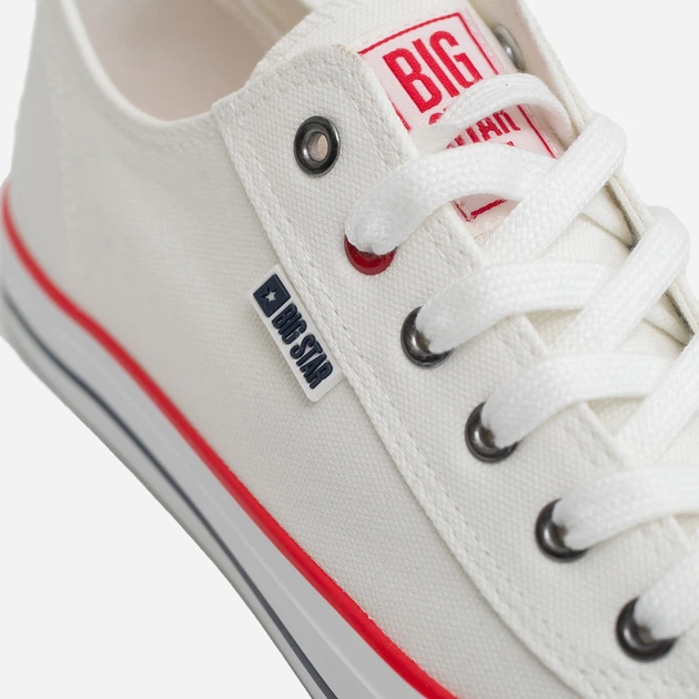 Trampki damskie do kostki Big Star JJ274A500 39 Białe (5900714489649) - obraz 6