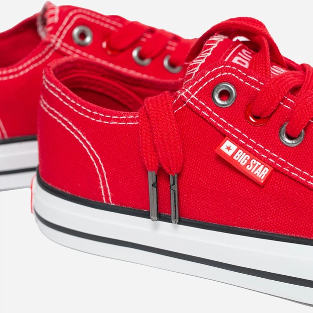 Жіночі кеди низькі Big Star JJ274A530 41 Червоні (5900714612474) - зображення 4