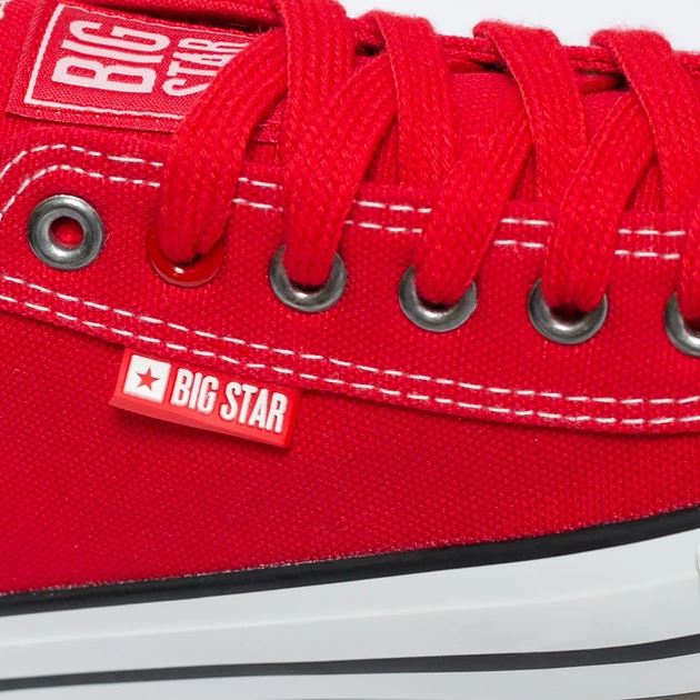 Trampki damskie do kostki Big Star JJ274A530 37 Czerwone (5900714612436) - obraz 5