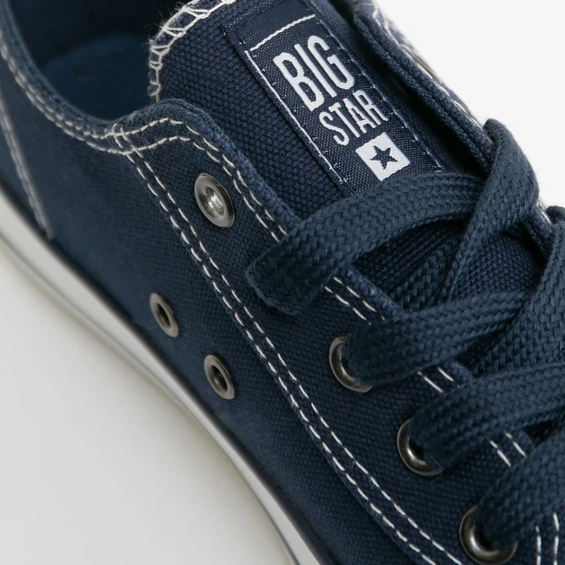 Жіночі кеди низькі Big Star JJ274A531 37 Темно-сині (5900714612498) - зображення 4