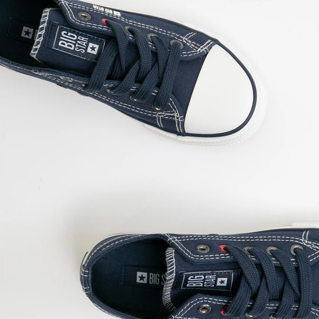 Жіночі кеди низькі Big Star JJ274A531 38 Темно-сині (5900714612504) - зображення 3